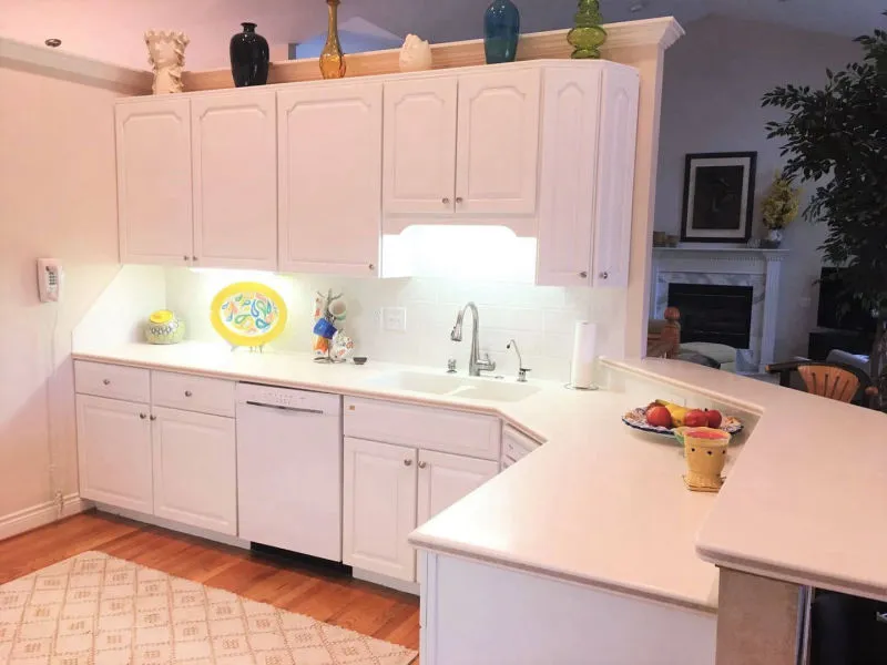 Custom cabinet painting by MSG Painting Company, Clermont FL