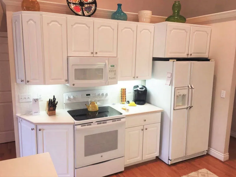 Custom cabinet painting by MSG Painting Company, Clermont FL