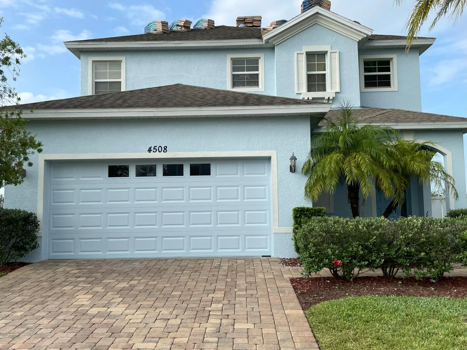Exterior house painting by MSG Painting Company, Clermont FL