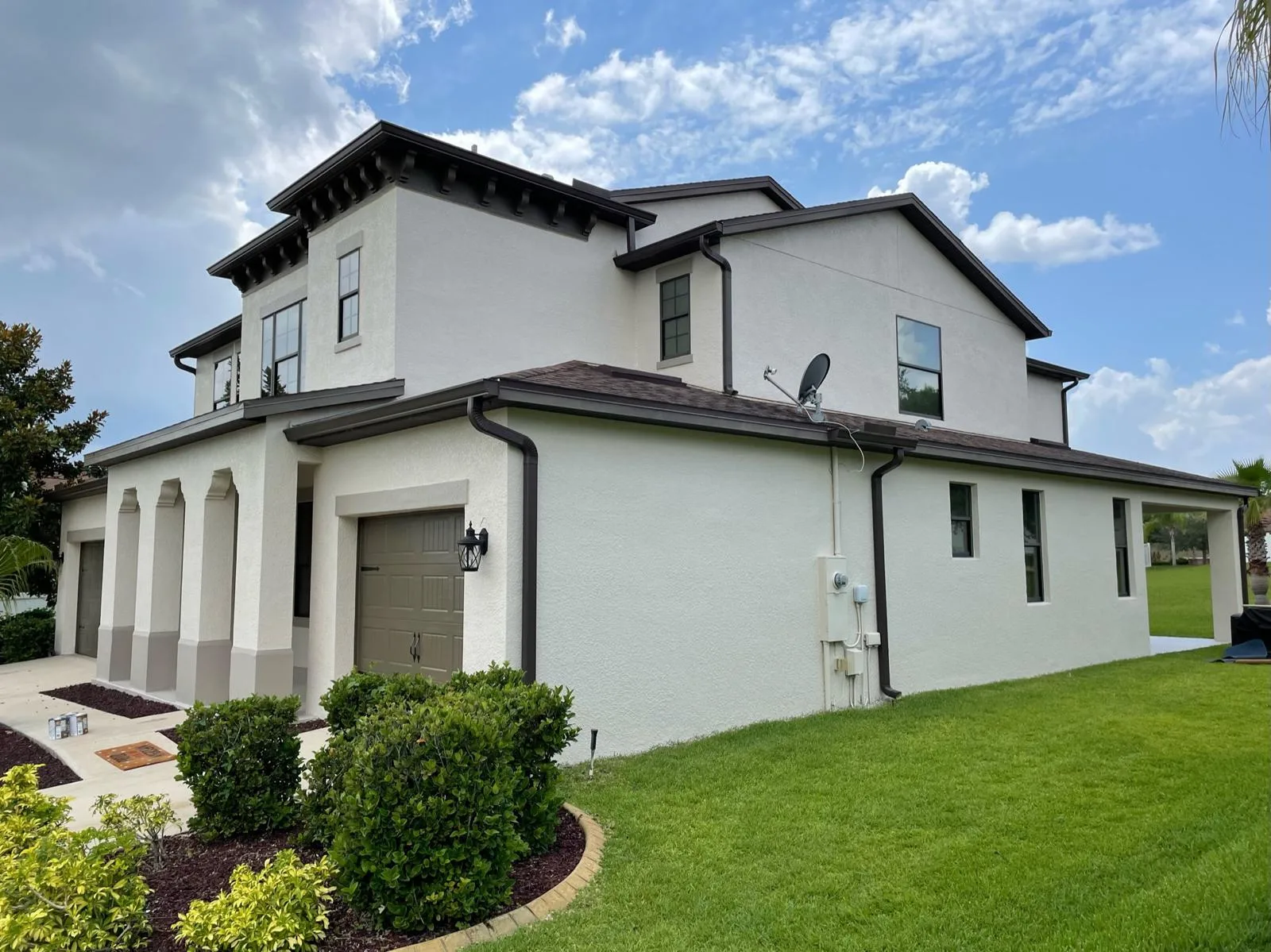 Exterior house painting by MSG Painting Company, Clermont FL