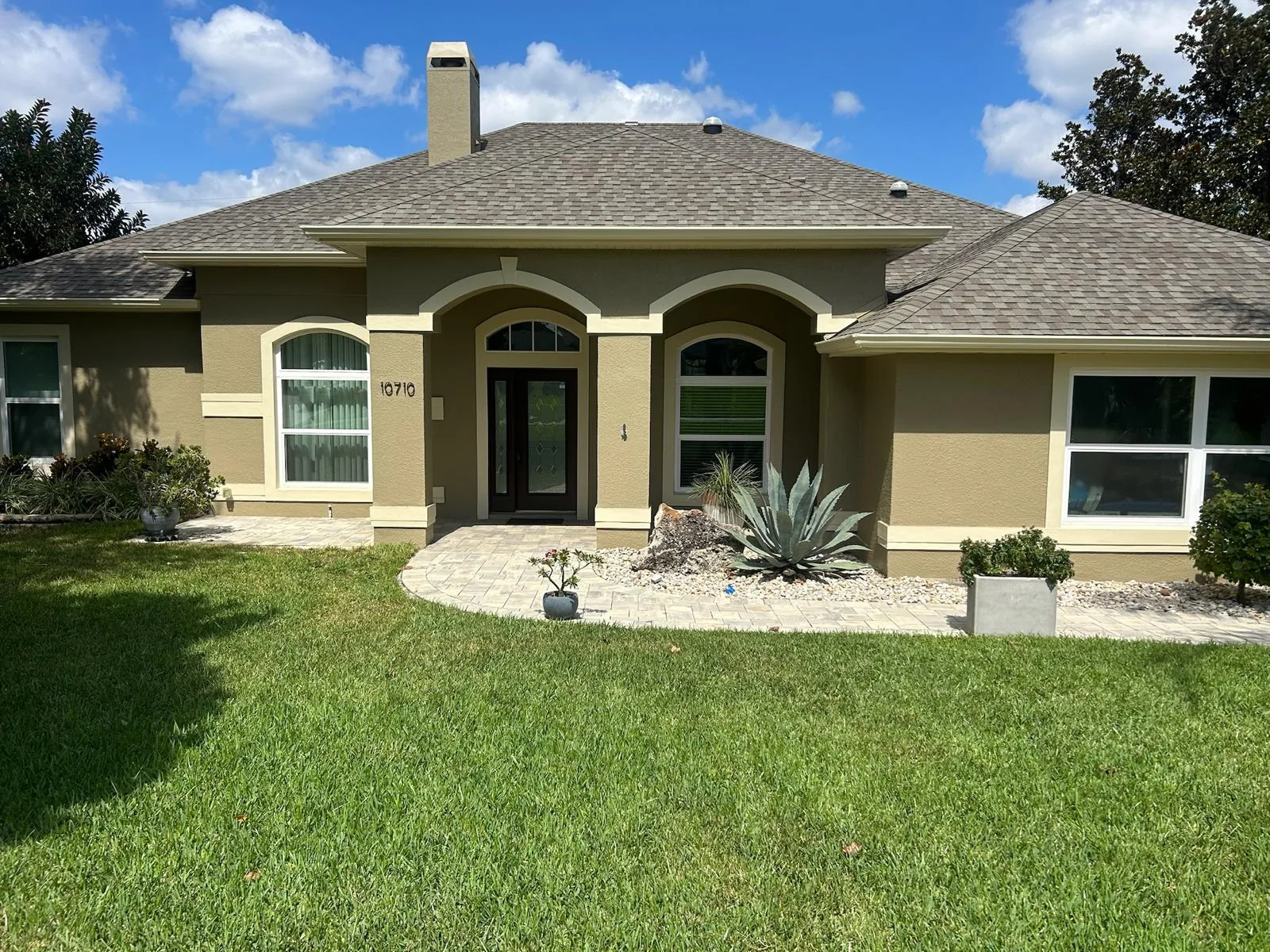 Exterior house painting by MSG Painting Company, Clermont FL