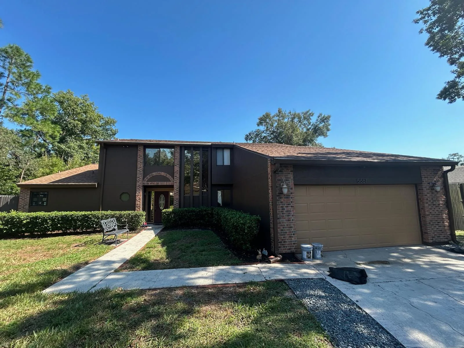 Exterior house painting by MSG Painting Company, Clermont FL