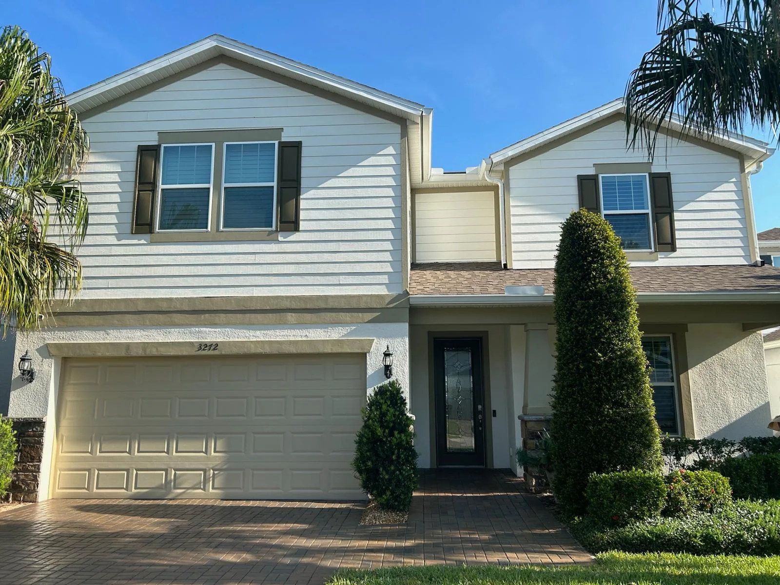 Exterior house painting by MSG Painting Company, Clermont FL