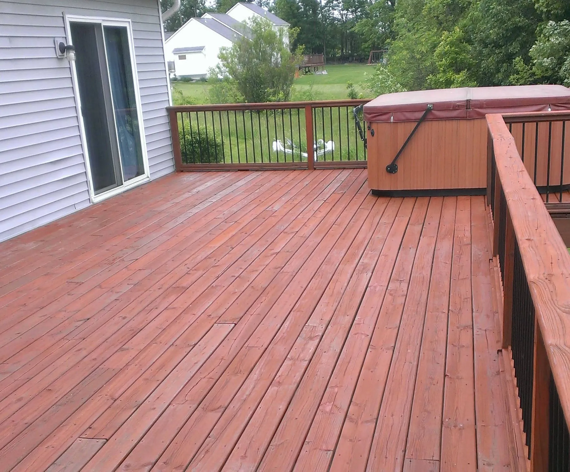 Knowles Deck Painting Project by MSG Painting, Clermont FL