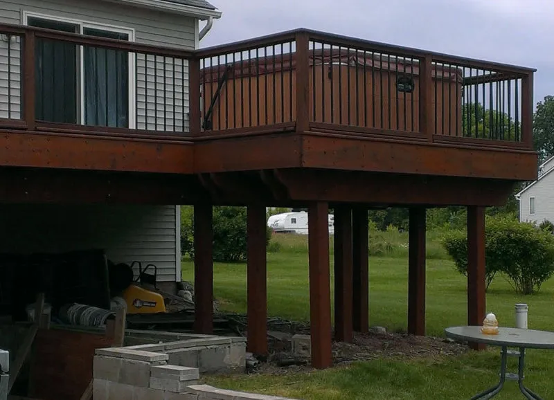 Knowles Deck Painting Project by MSG Painting, Clermont FL