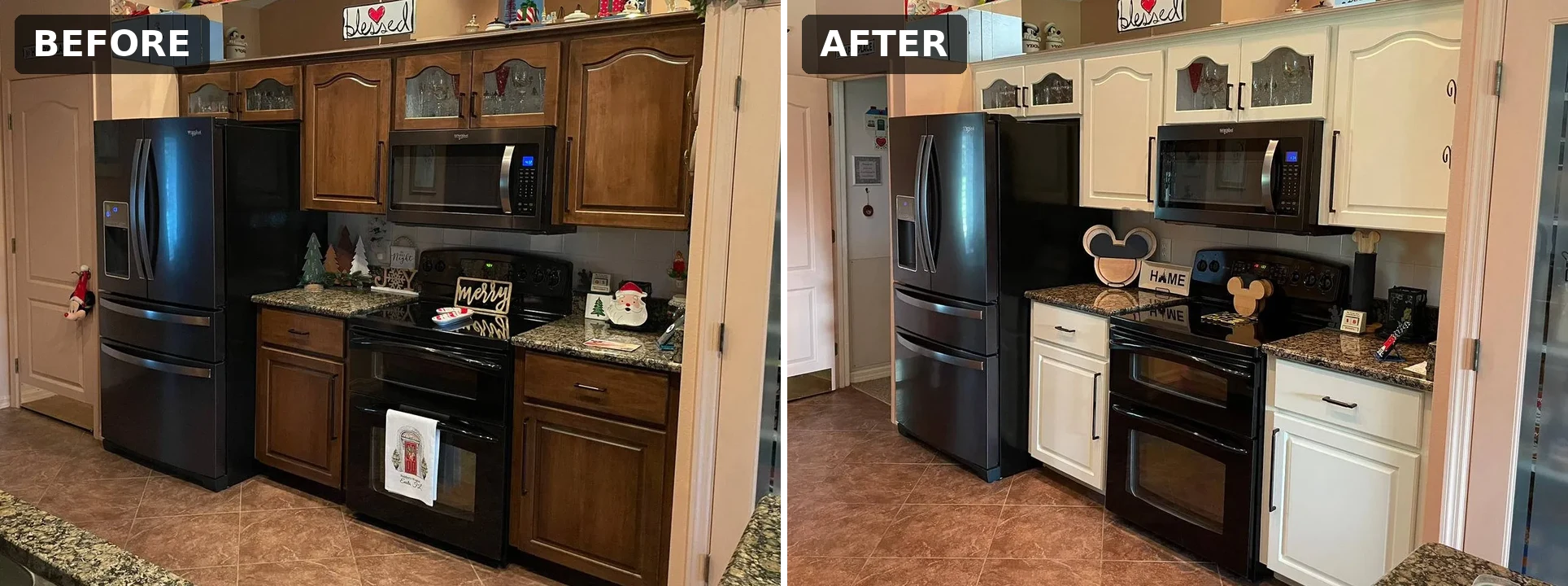 House painting before and after, Clermont FL