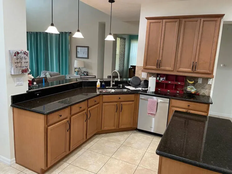 Durham Cabinet Painting Project by MSG Painting, Clermont FL