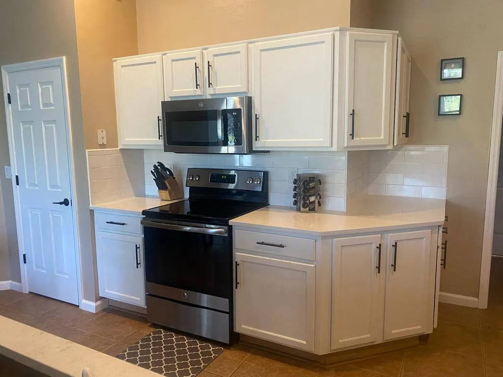 Vanglider Cabinet Painting Project by MSG Painting, Clermont FL