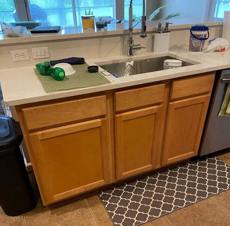 Vanglider Cabinet Painting Project by MSG Painting, Clermont FL