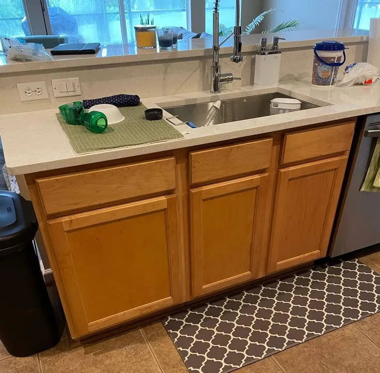Vanglider Cabinet Painting Project by MSG Painting, Clermont FL