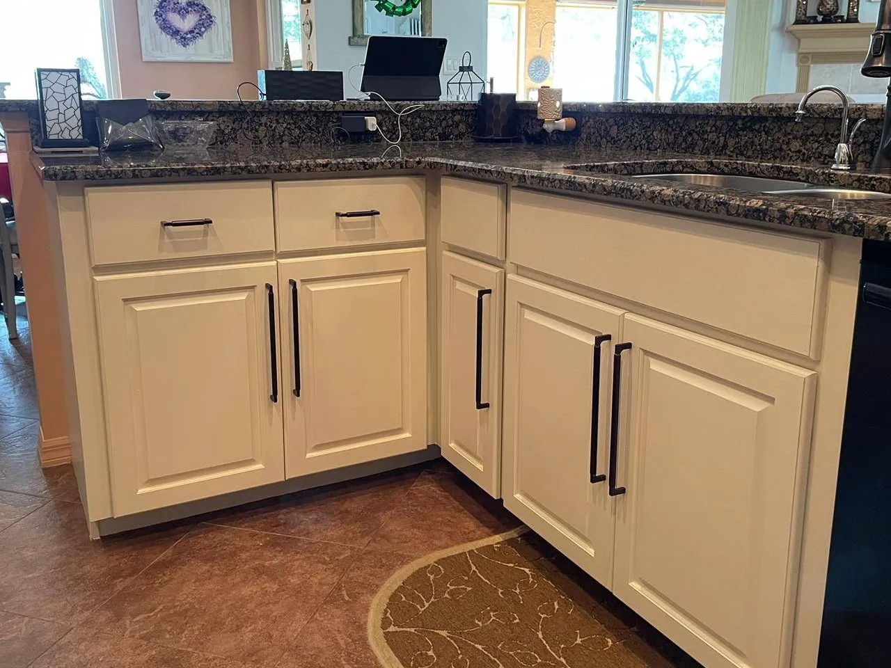 Taylor Cabinet Painting Project by MSG Painting, Clermont FL