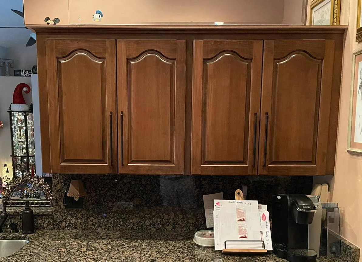 Taylor Cabinet Painting Project by MSG Painting, Clermont FL