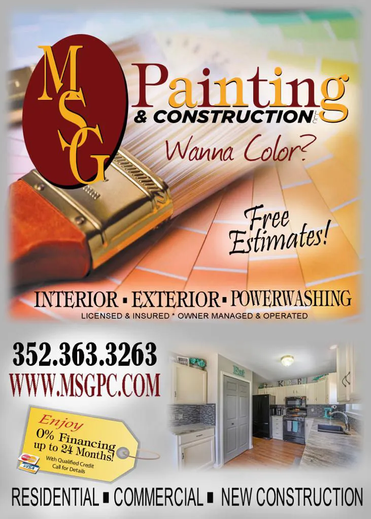 Painting project by MSG Painting & Construction, Clermont FL